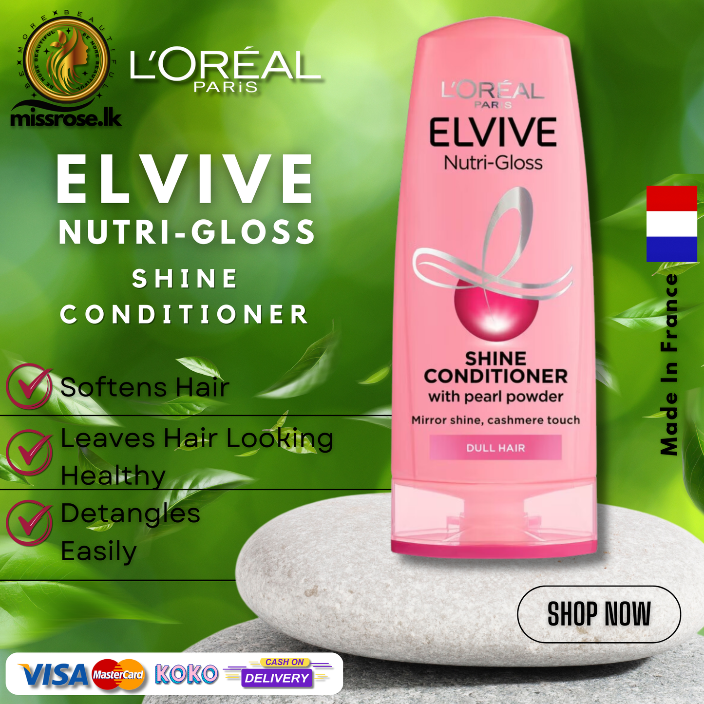 L'OREAL PARIS Elvive Nutri-gloss shine conditioner