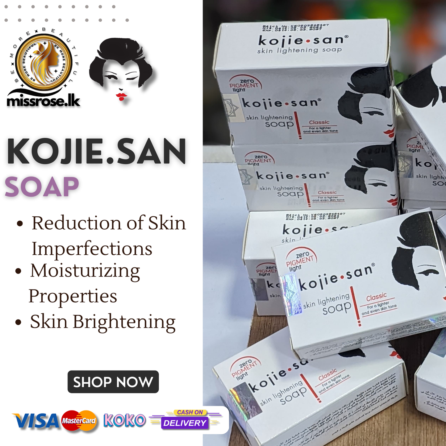 Kojie San Skin and Body Soap – Original Kojic Acid