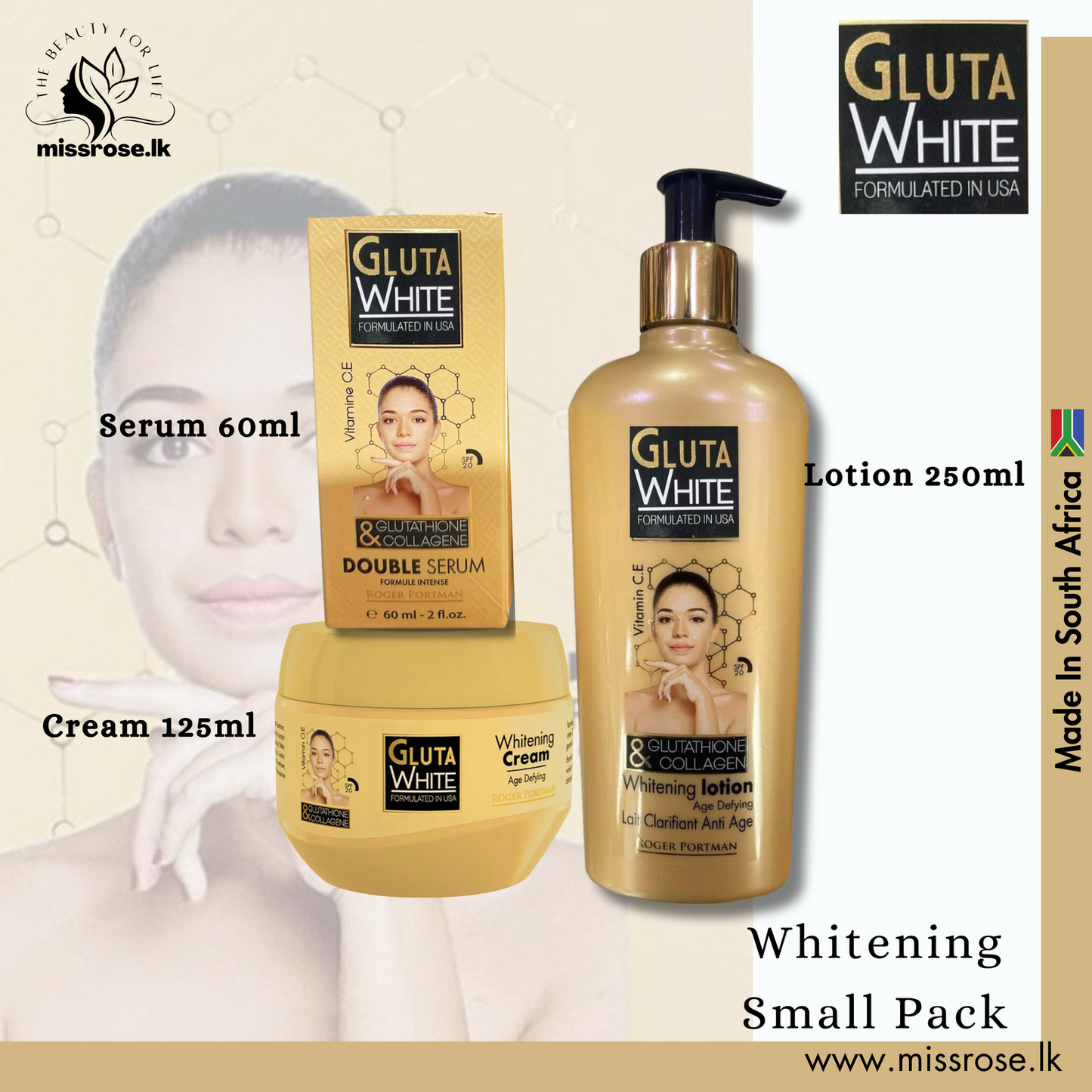 Gluta White Small Pack - Missrose.lk