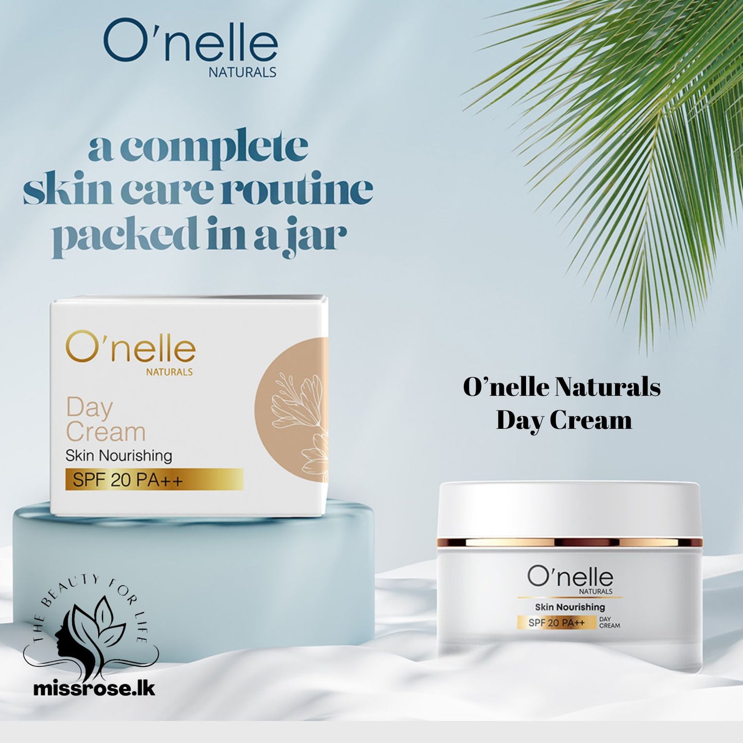 O’nelle Naturals Day Cream: Skin Nourishing with SPF 20 PA++