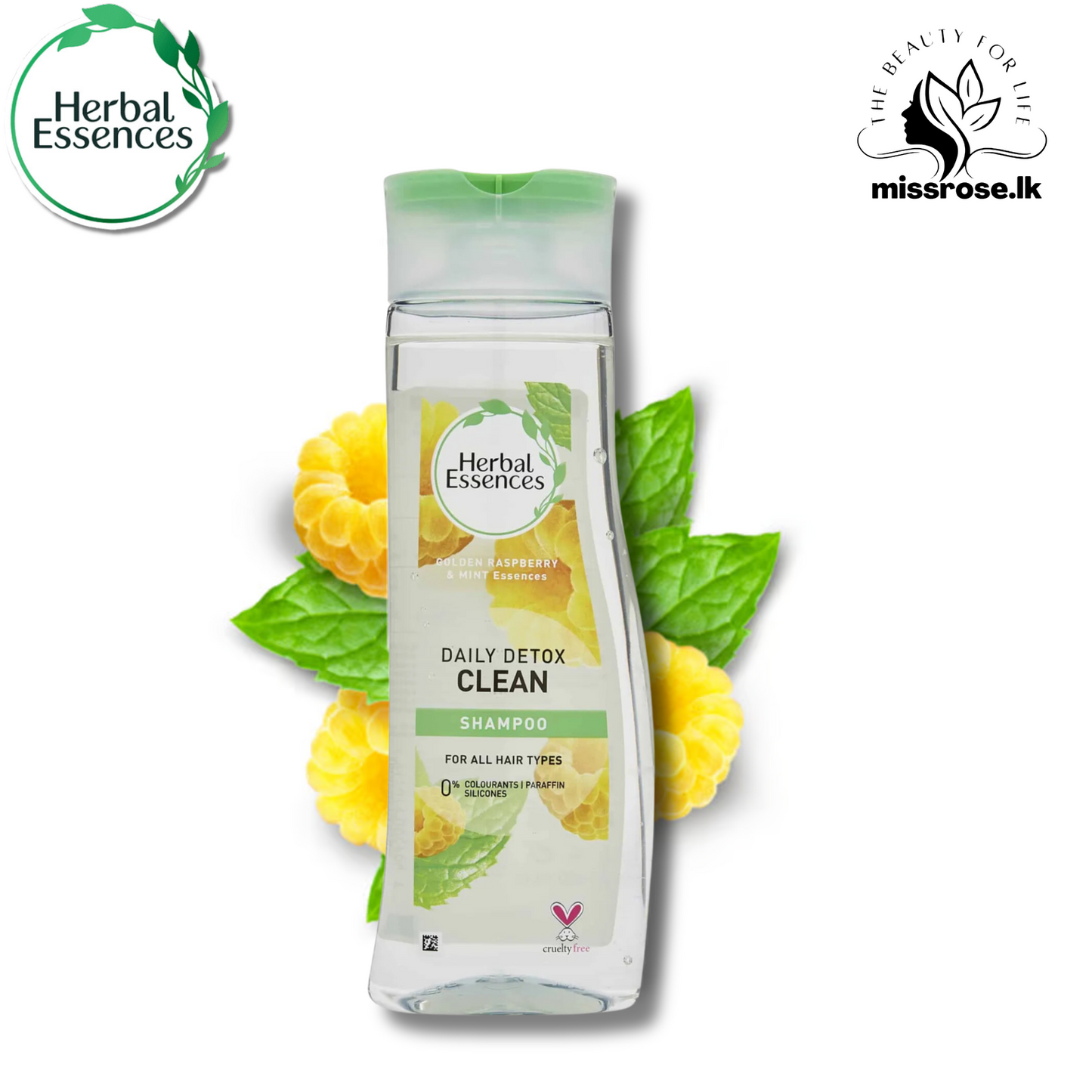 Herbal Essence Dairy Detox Clean Shampoo 400ml - Missrose.lk