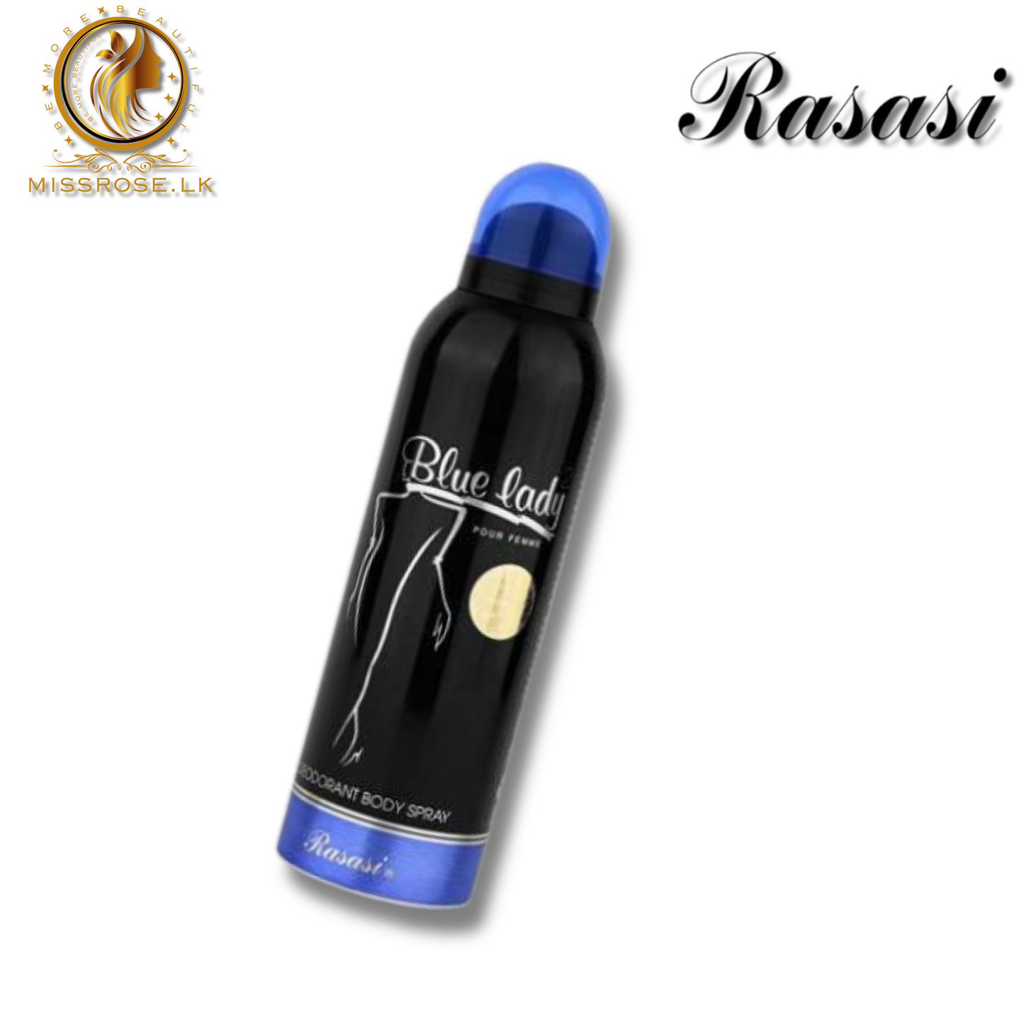 RASASI BLUE LADY 2 BODY SPRAY 200ml - Missrose.lk
