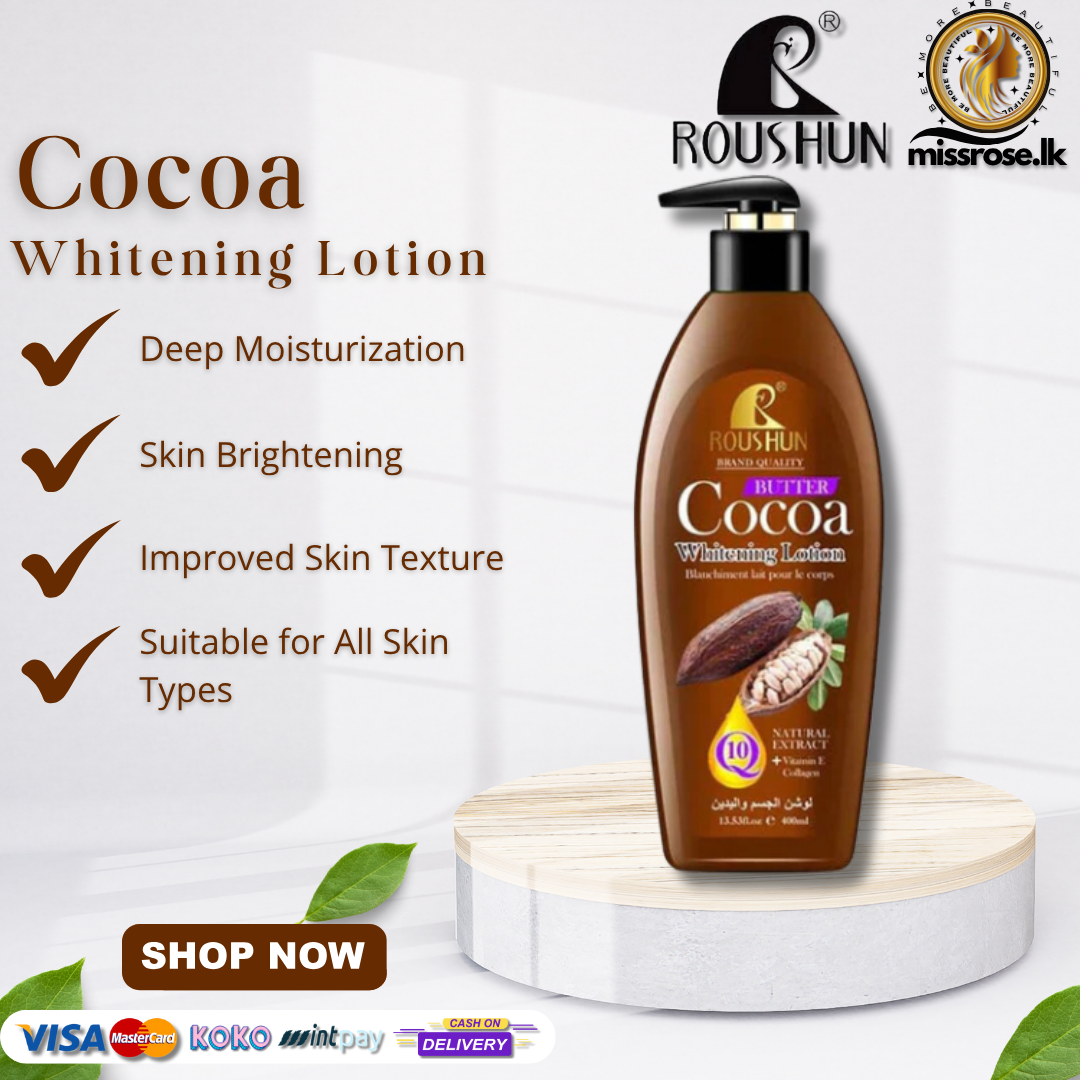 Roushun - Butter Cocoa Whitening Lotion 400ml