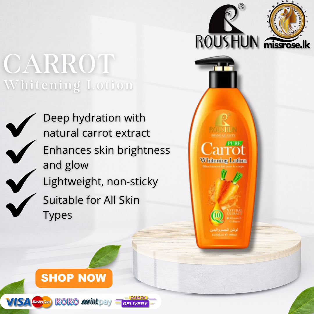 Roushun Carrot Whitening Lotion - 400ml