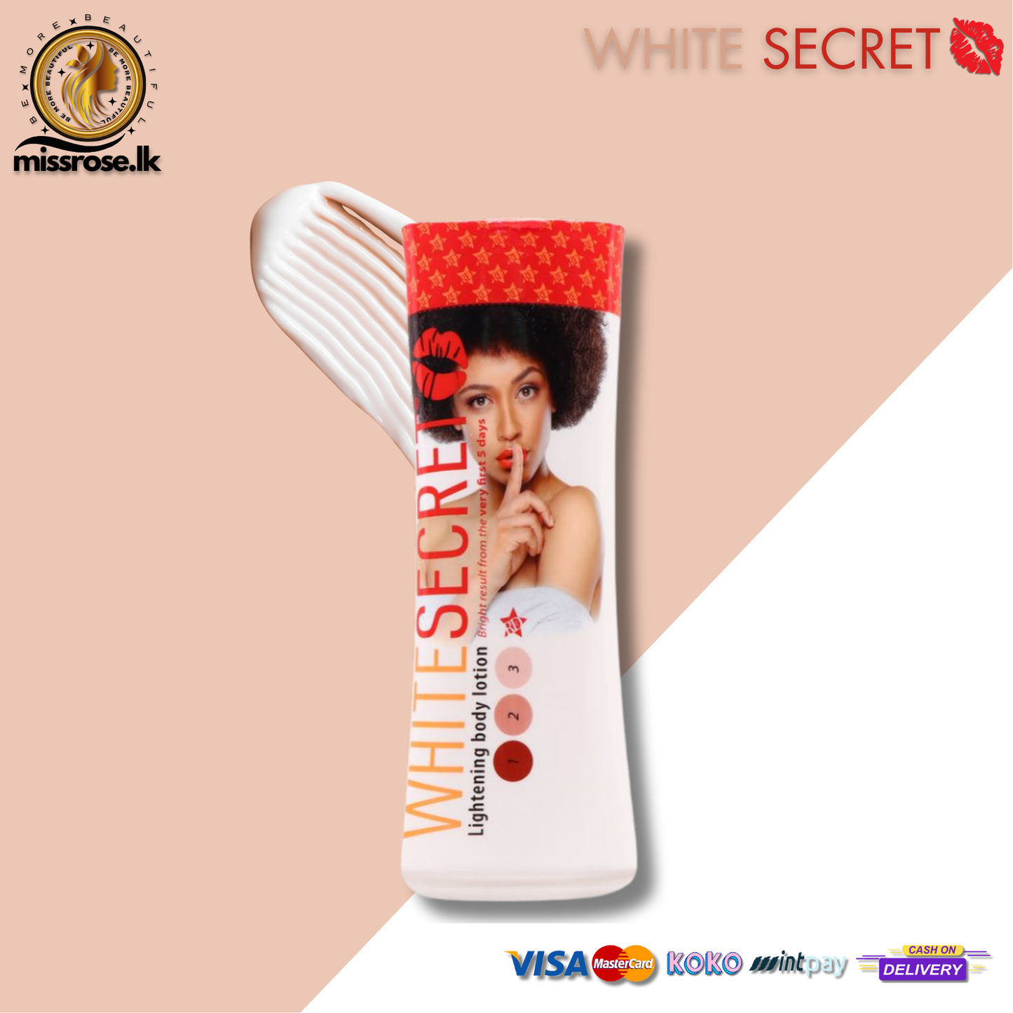 White Secret Lightening Body Lotion Brightening - Missrose.lk