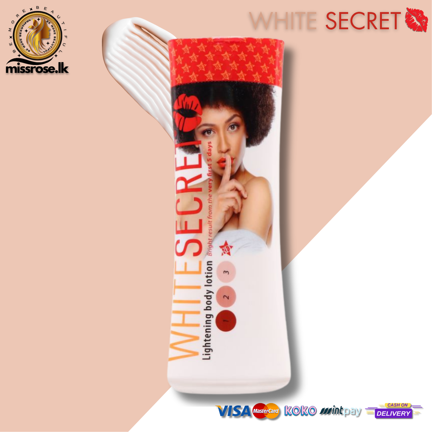 White Secret Lightening Body Lotion Brightening - Missrose.lk