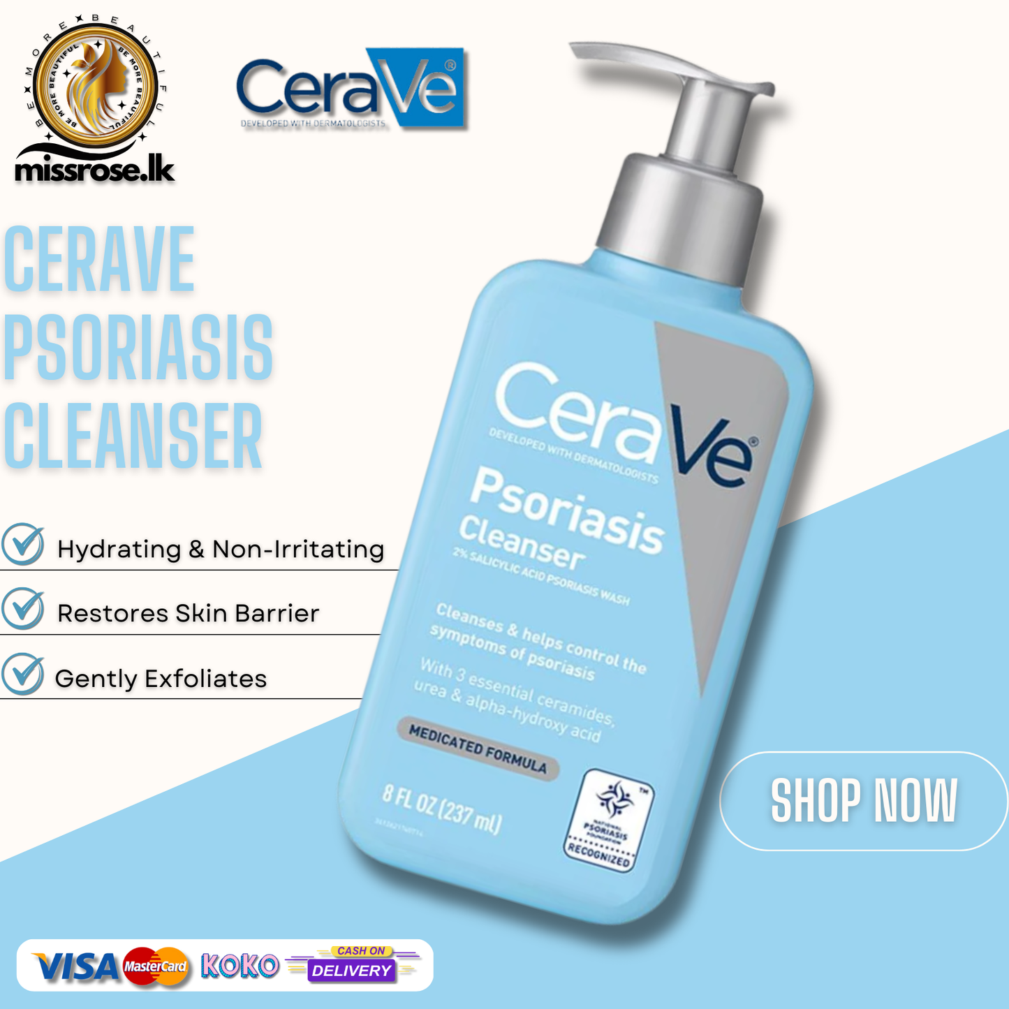 Cerave Psoriasis Cleanser