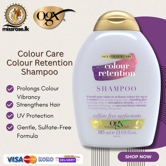 OGX Colour Care Colour Retention Shampoo (385 ml)