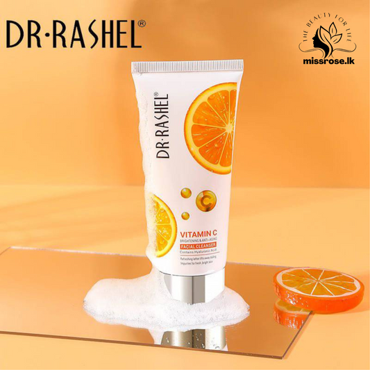 Dr.Rashel Vitamin C Brightening Facial Cleanser With Hyaluronic Acid - 80ml - missrose.lk