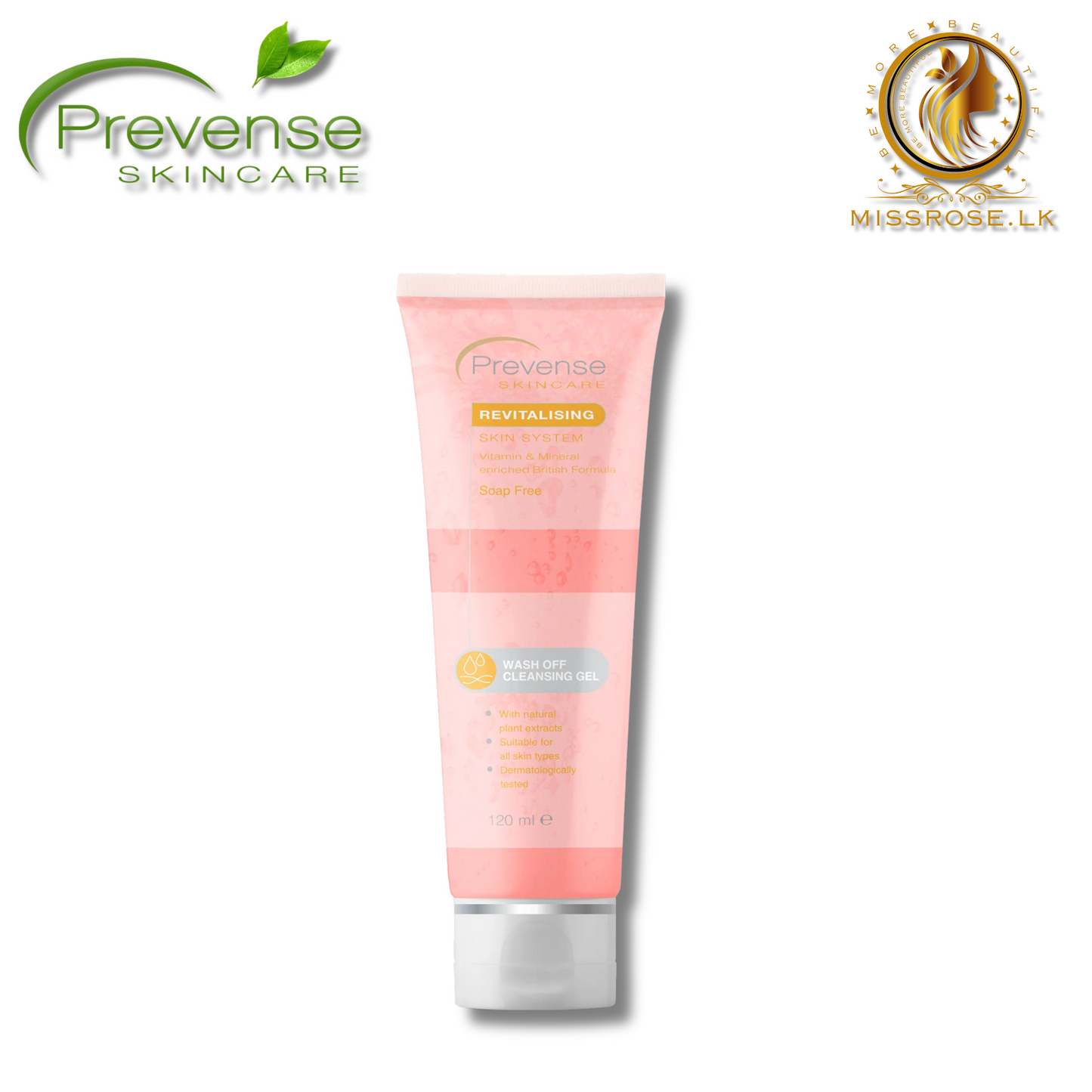 Prevense Wash Off Cleansing Gel For All Skin Types 120ml