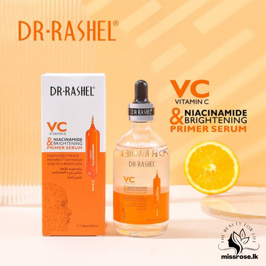 Dr.Rashel Vitamin C Niacinamide & Brightening Primer Serum - 100ml - missrose.lk