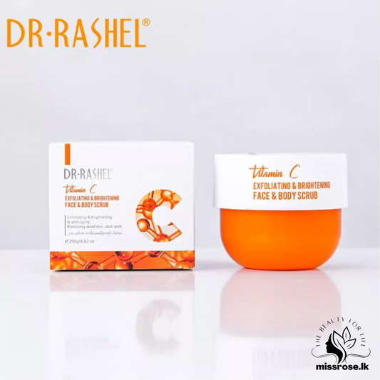 Dr. Rashel Vitamin C Exfoliating & Brightening Face & Body Scrub - missrose.lk