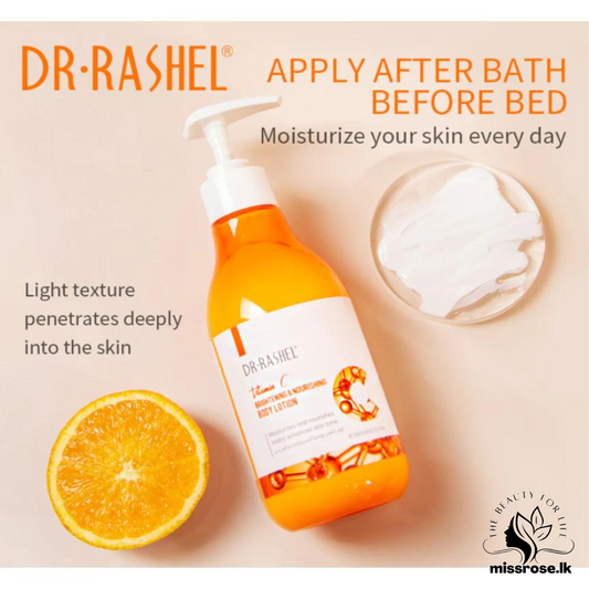 Dr. Rashel Vitamin C Brightening & Nourishing Body Lotion - missrose.lk
