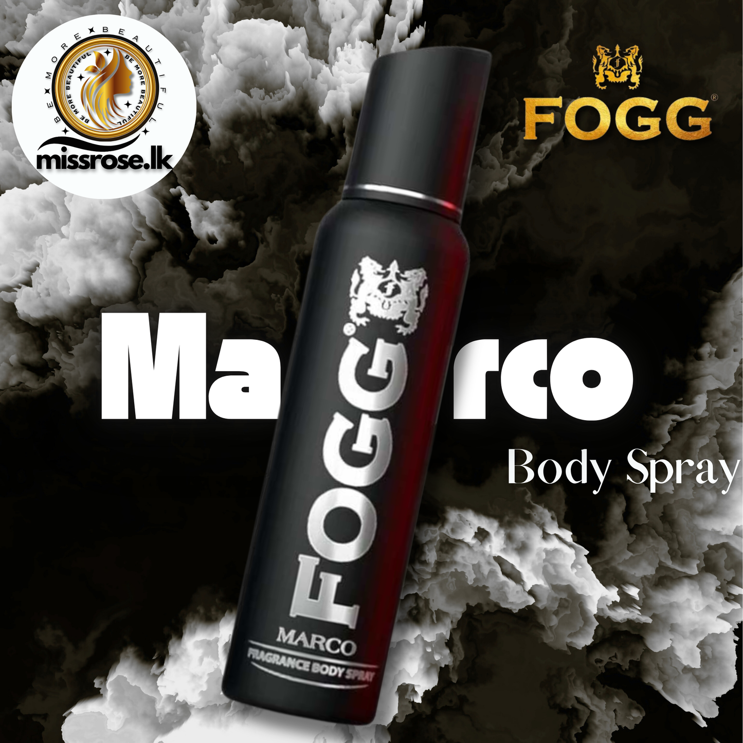Fogg Marco  for Men, Long-Lasting Perfume Body Spray,