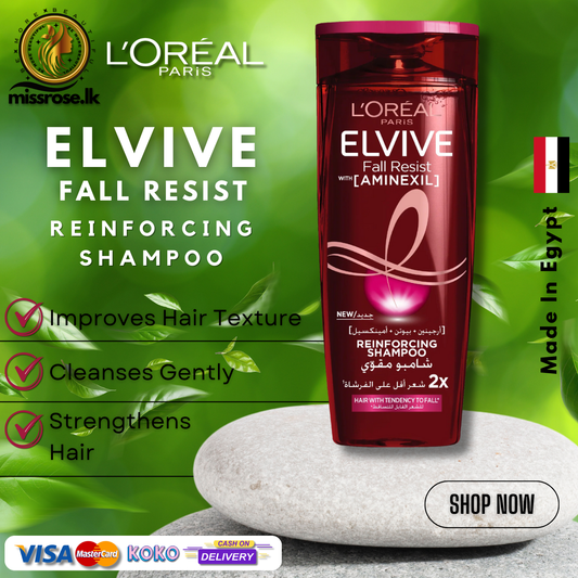 L'OREAL PARIS Elvive fall resist With Aminexil Reinforcing Break Proof shampoo 2X