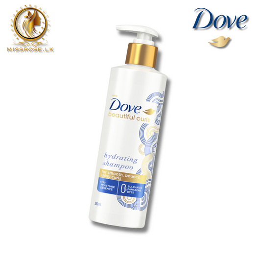 Dove Beautiful Curls Sulphate Free Shampoo 380ml, For Curly Hair