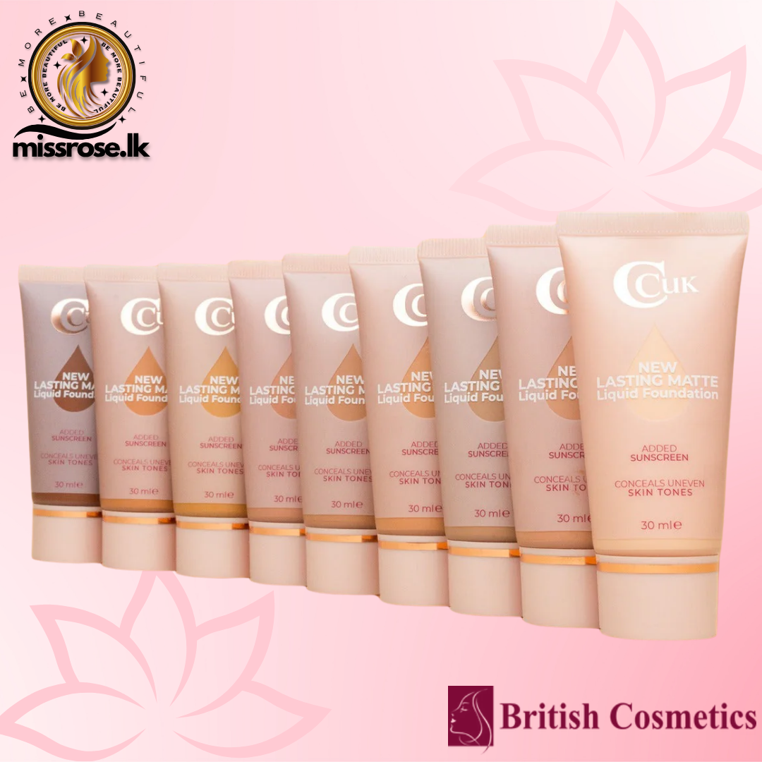 CCUK Lasting Matte Liquid Foundation | Missrose.lk