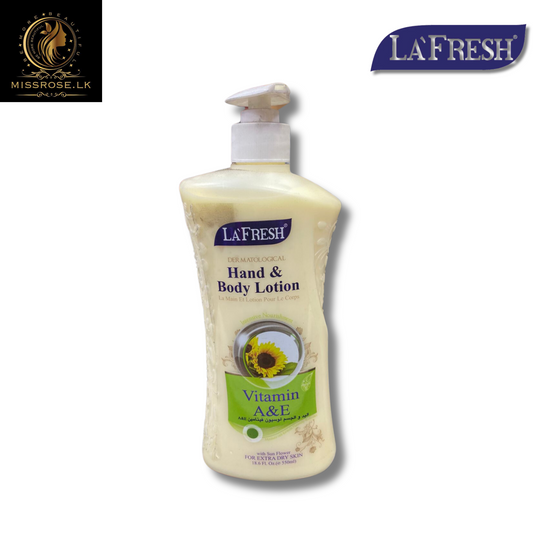 La Fresh Vitamin A & E Hand & Body Lotion - 550ml