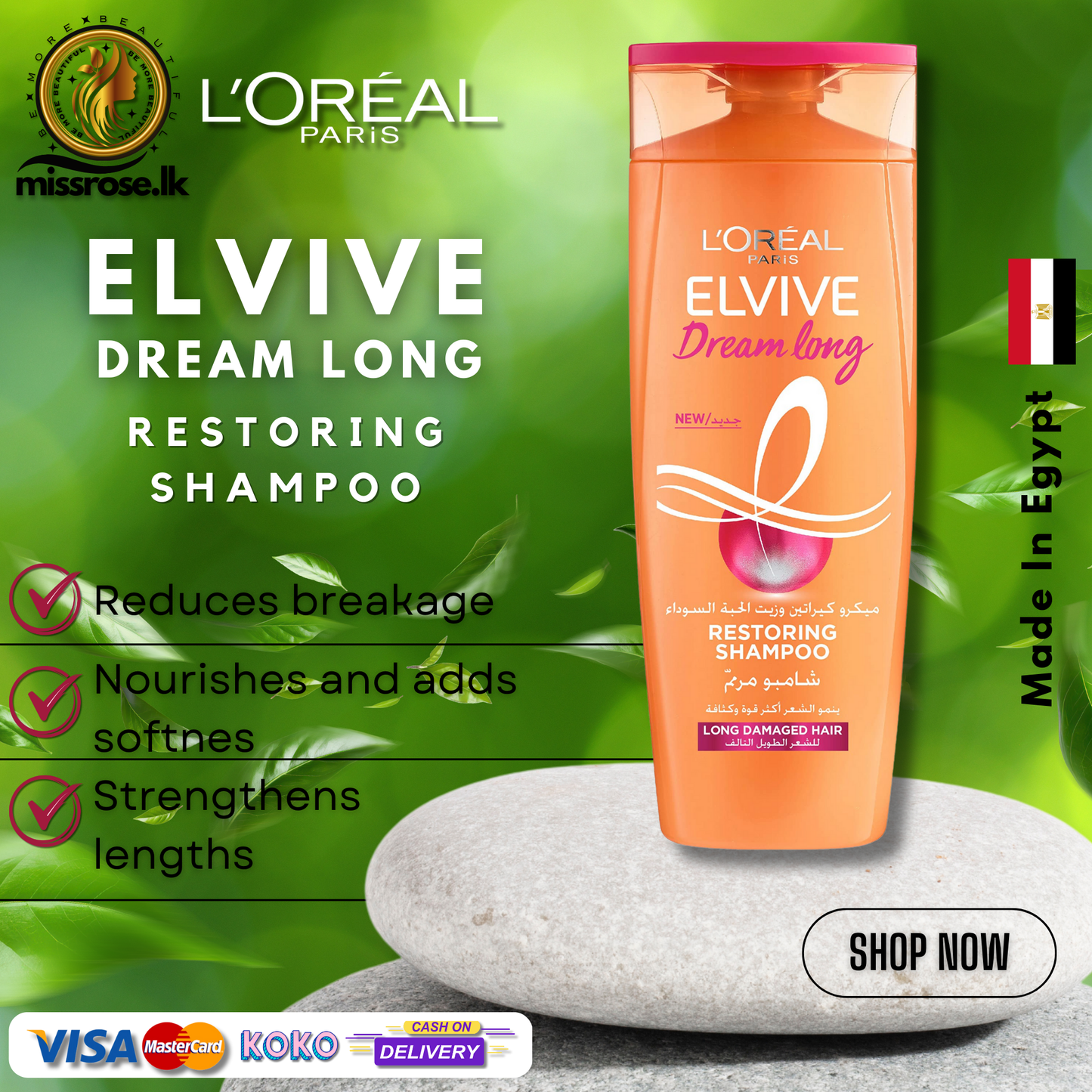 Loreal Paris Elvive Dream Lengths Long Hair Shampoo