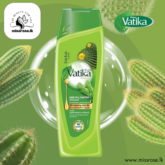 Vatika Hair Fall Protection Shampoo with Aloe Vera & Watercress - 400 ml - missrose.lk