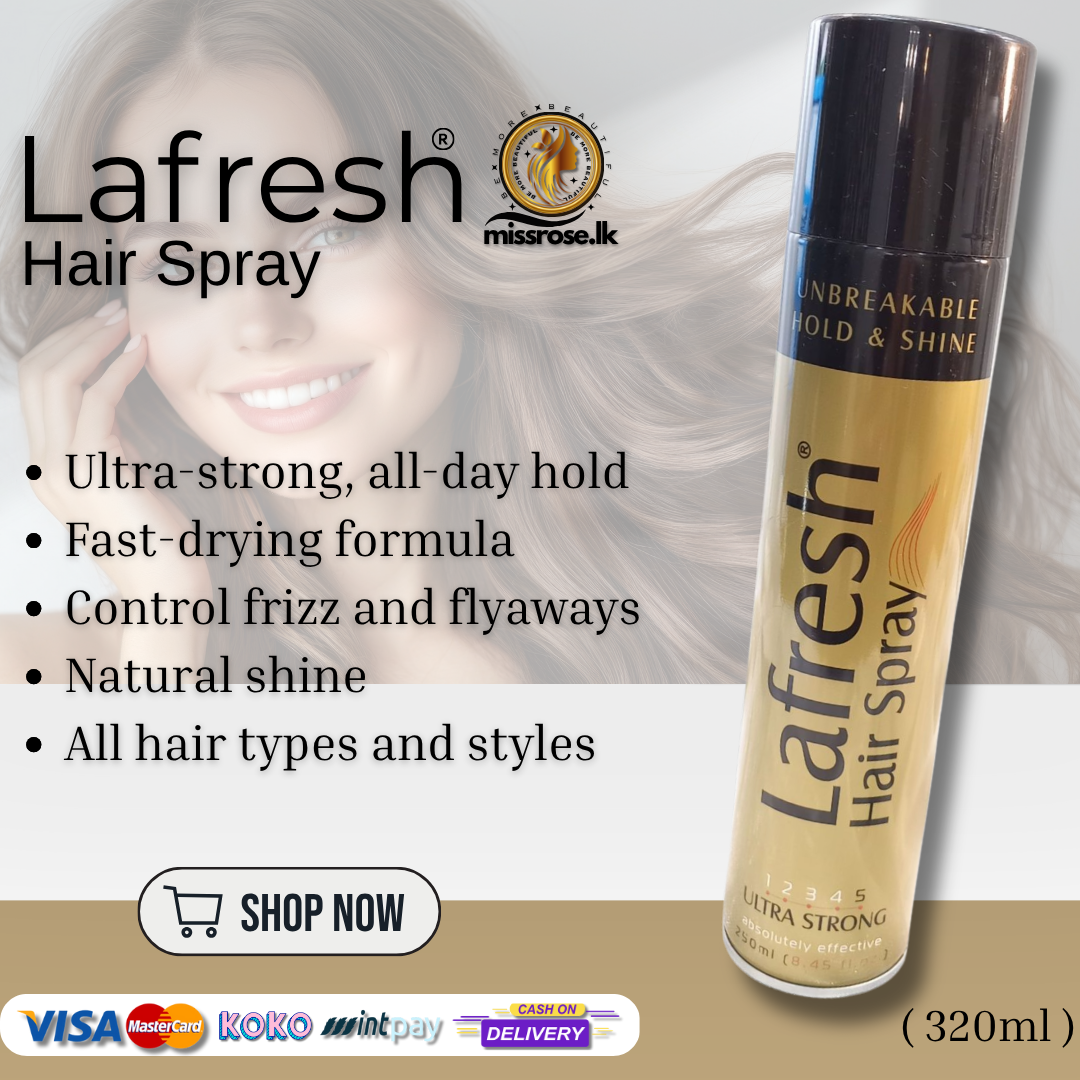 Lafresh Ultra Strong Hair Spray 250ml | Missrose.lk