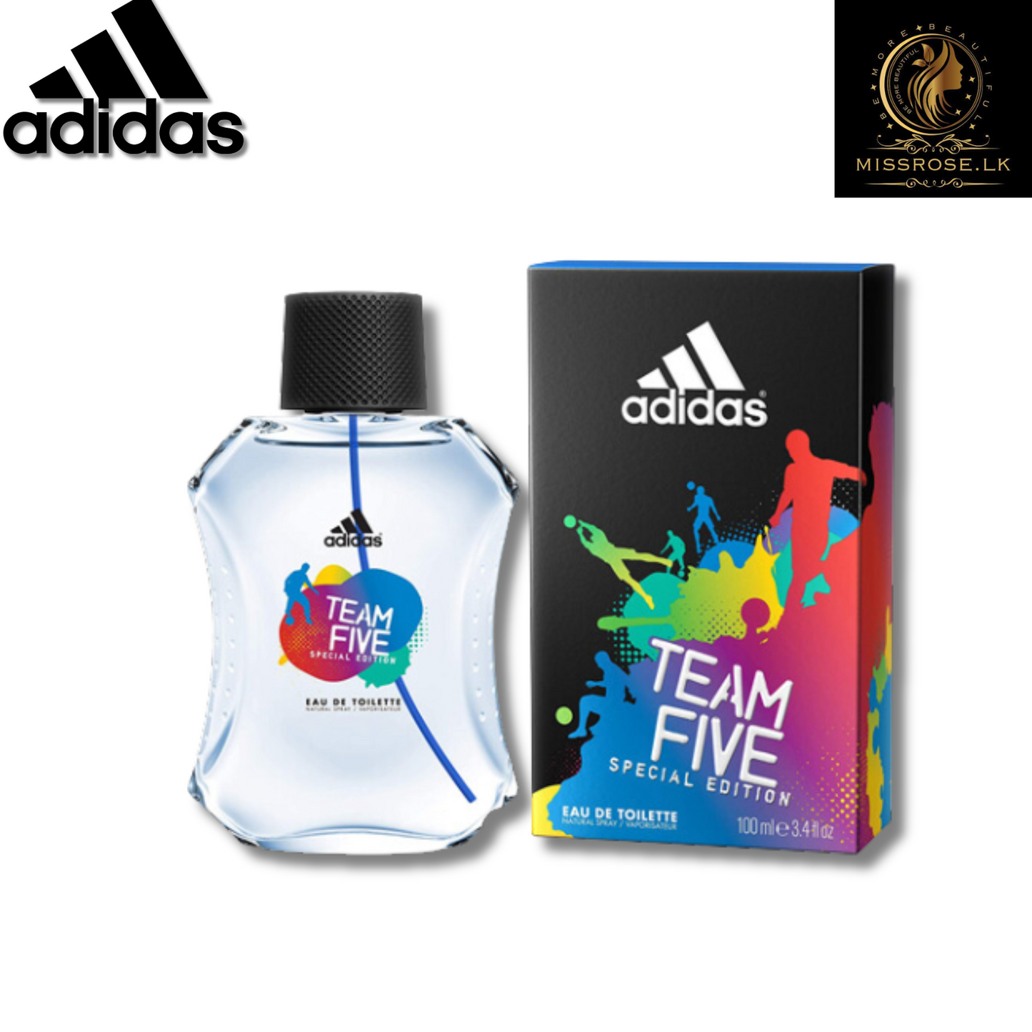 Adidas Perfume Team Five Eau De Toilette - Missrose.lk