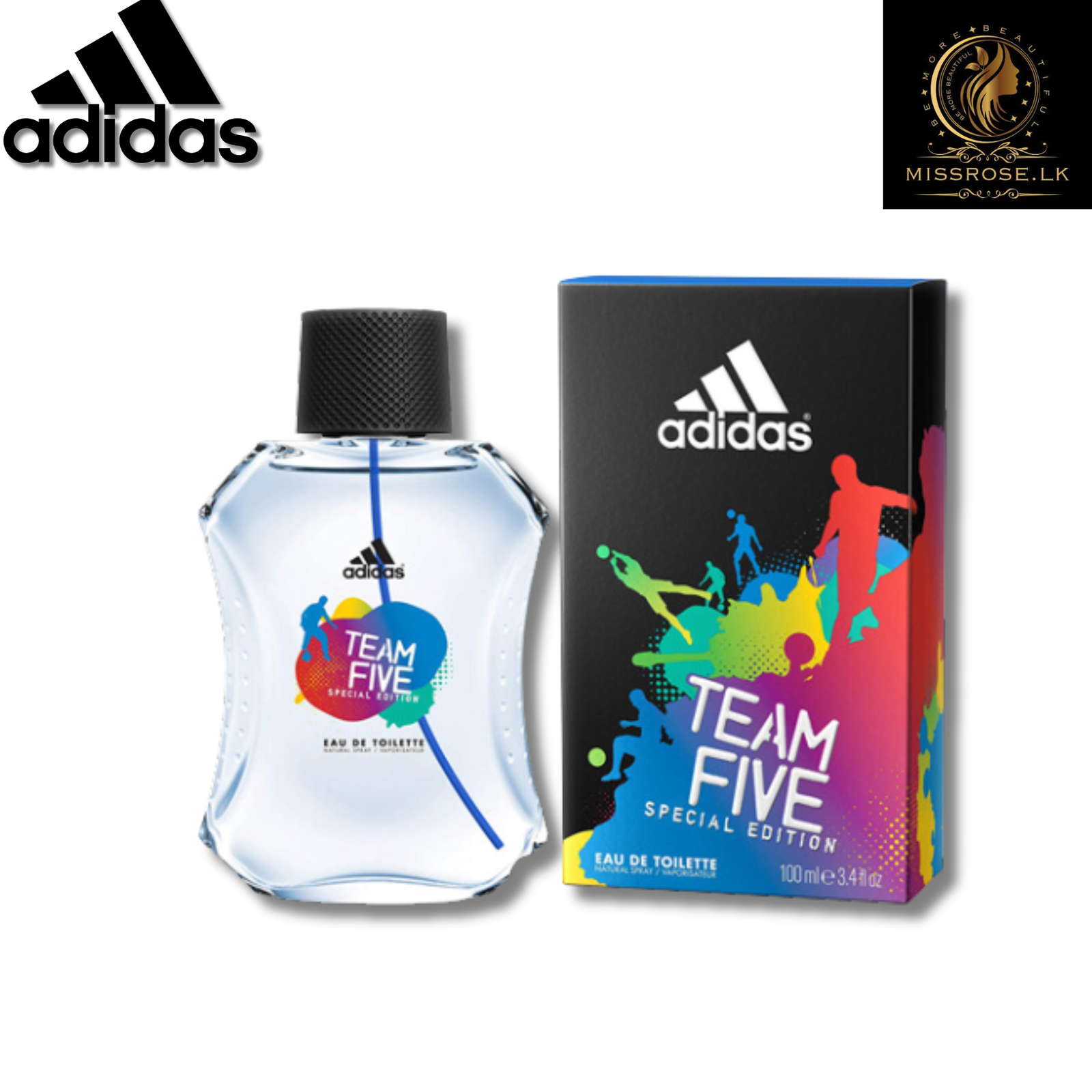Adidas Perfume Team Five Eau De Toilette - Missrose.lk