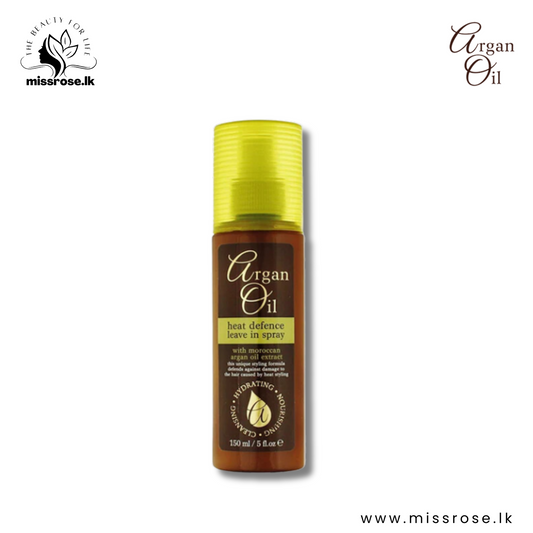 Argan Oil Heat Defense Leave-In Spray With Moroccan Argan Oil Extract 150ml - Missrose.lk