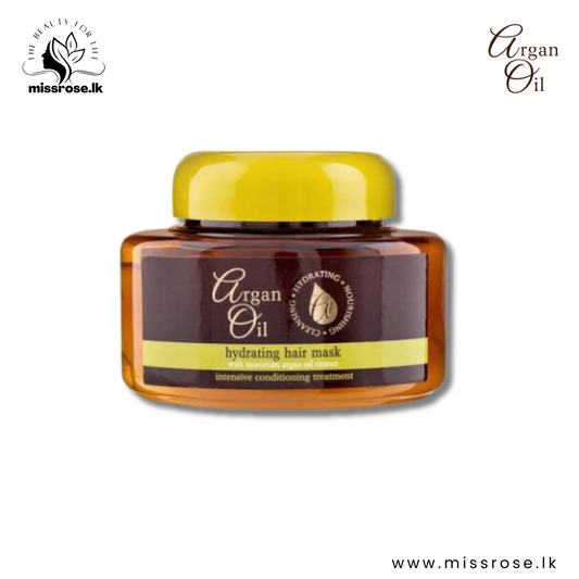 Argan Oil Hydrating Hair Mask With Moroccan Argan Oil Extract - Missrose.lk