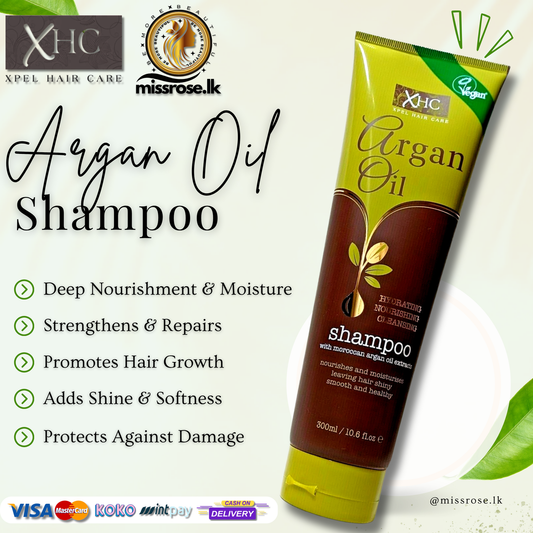 Argan Oil Shampoo 300ml - Missrose.lk