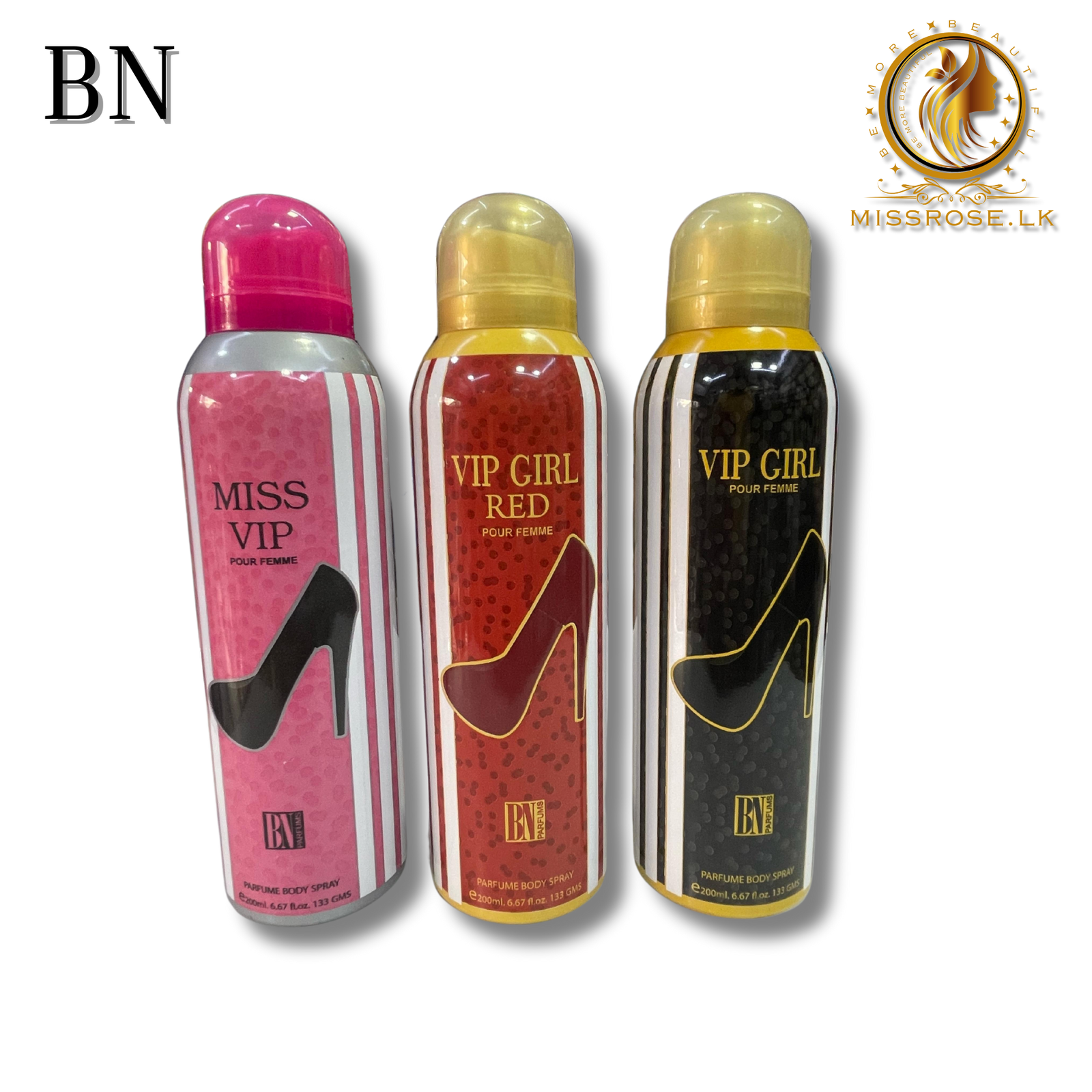 BN VIP body Spray - Missrose.lk