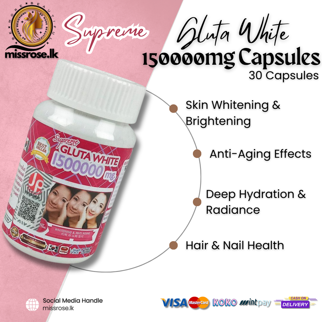 Supreme Gluta White 1,500,000 mg (30 Capsules)