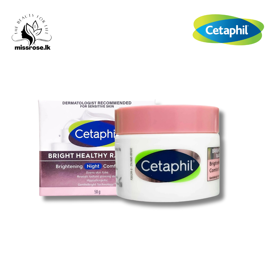 Cetaphil Brightening Night Comfort Cream - 50 g - Missrose.lk