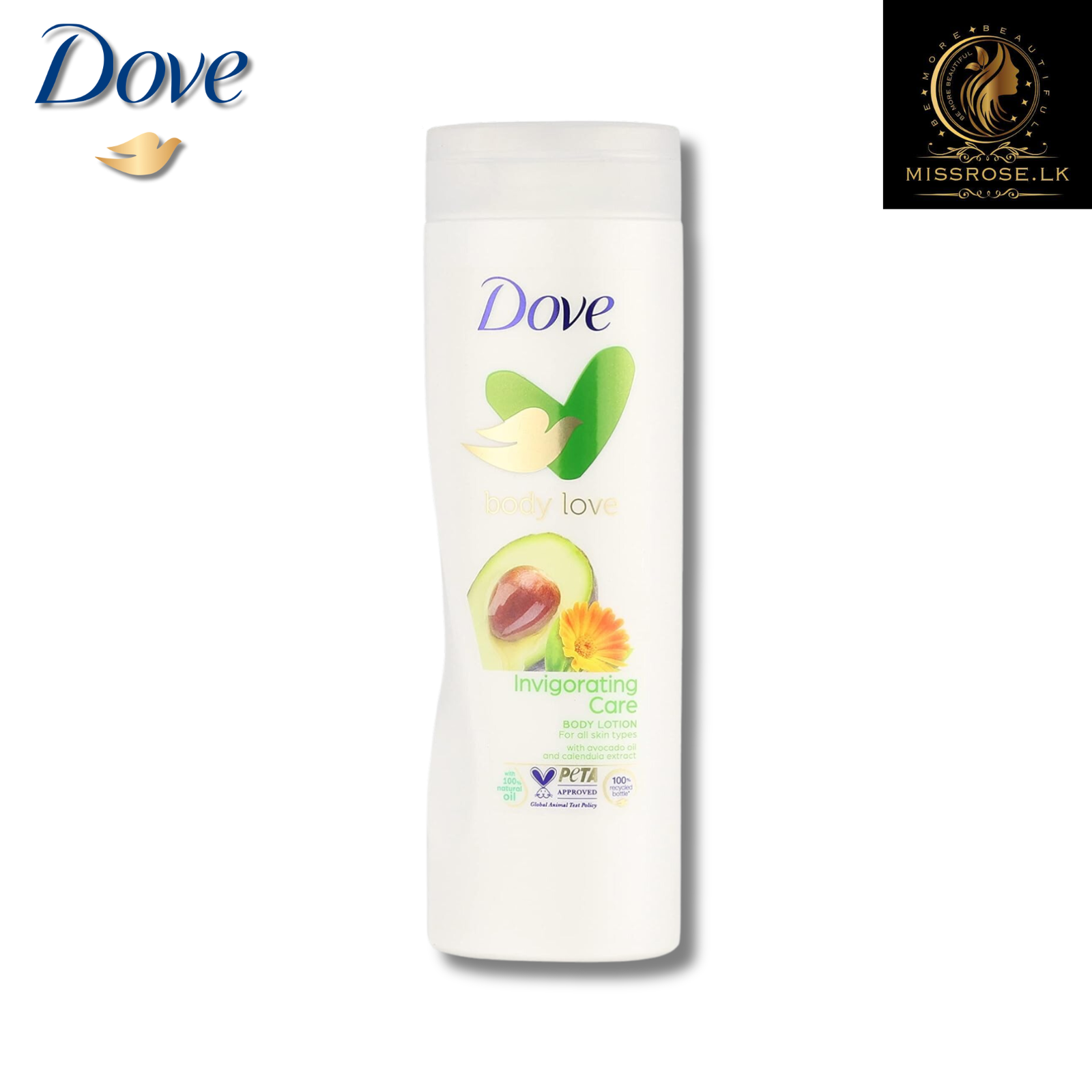 Dove  Lotion Invigorating Ritual- Avocado Oil and Calendula Extract - Missrose.lk