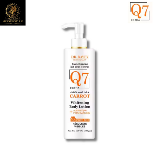 Dr Davey Q7 Carrot BODY Lotion Carrot Moisturizing Moisturizing Body Lotion - Missrose.lk