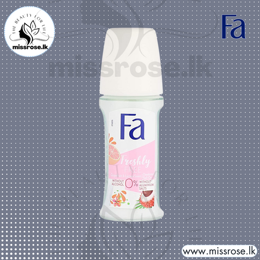 Fa Roll On Deodorant with Grapefruit and Lychee Scent for Women - 50 ml - Missrose.lk