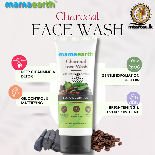 Mamaearth Charcoal Face wash for oil control, 100 ml