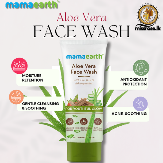 Mamaearth Aloe Vera Face Wash 100ml
