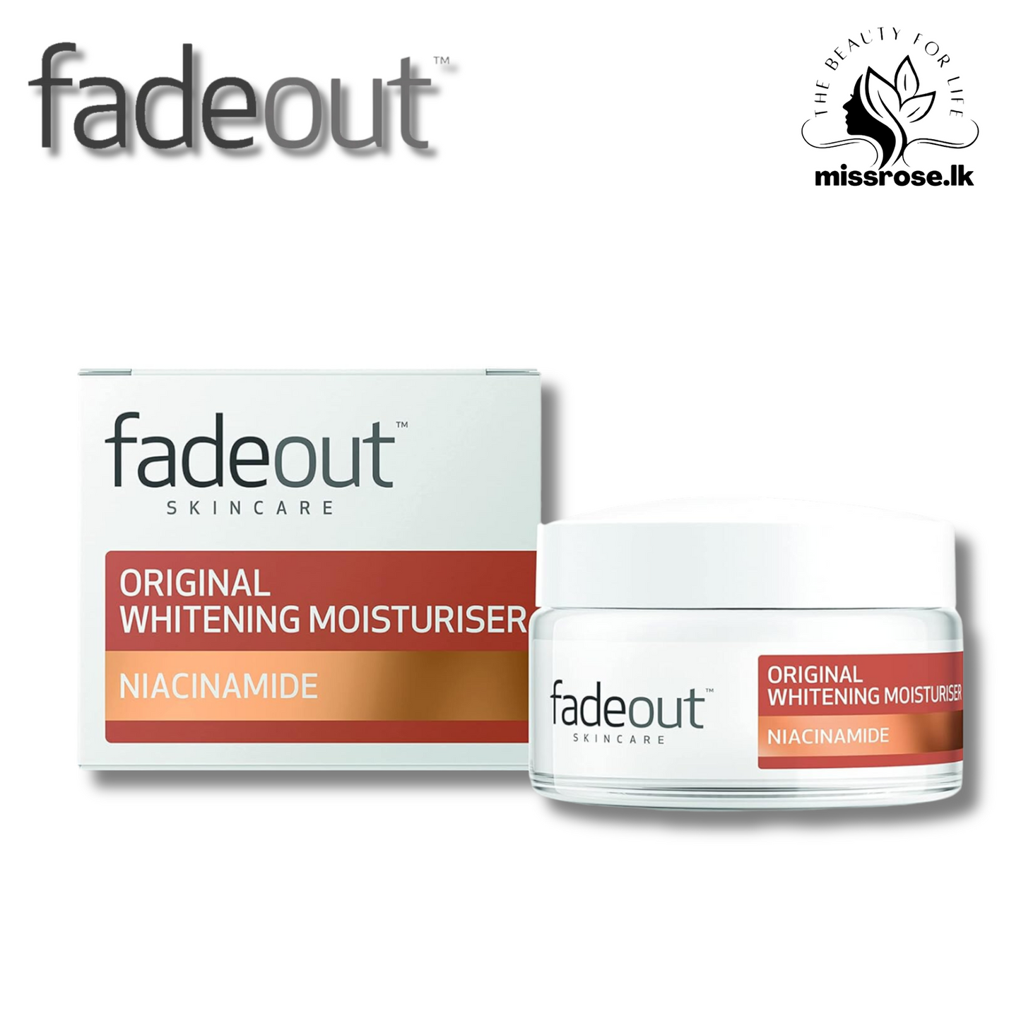 FadeOut Cream Original Original Hybrids SPF15 - Missrose.lk
