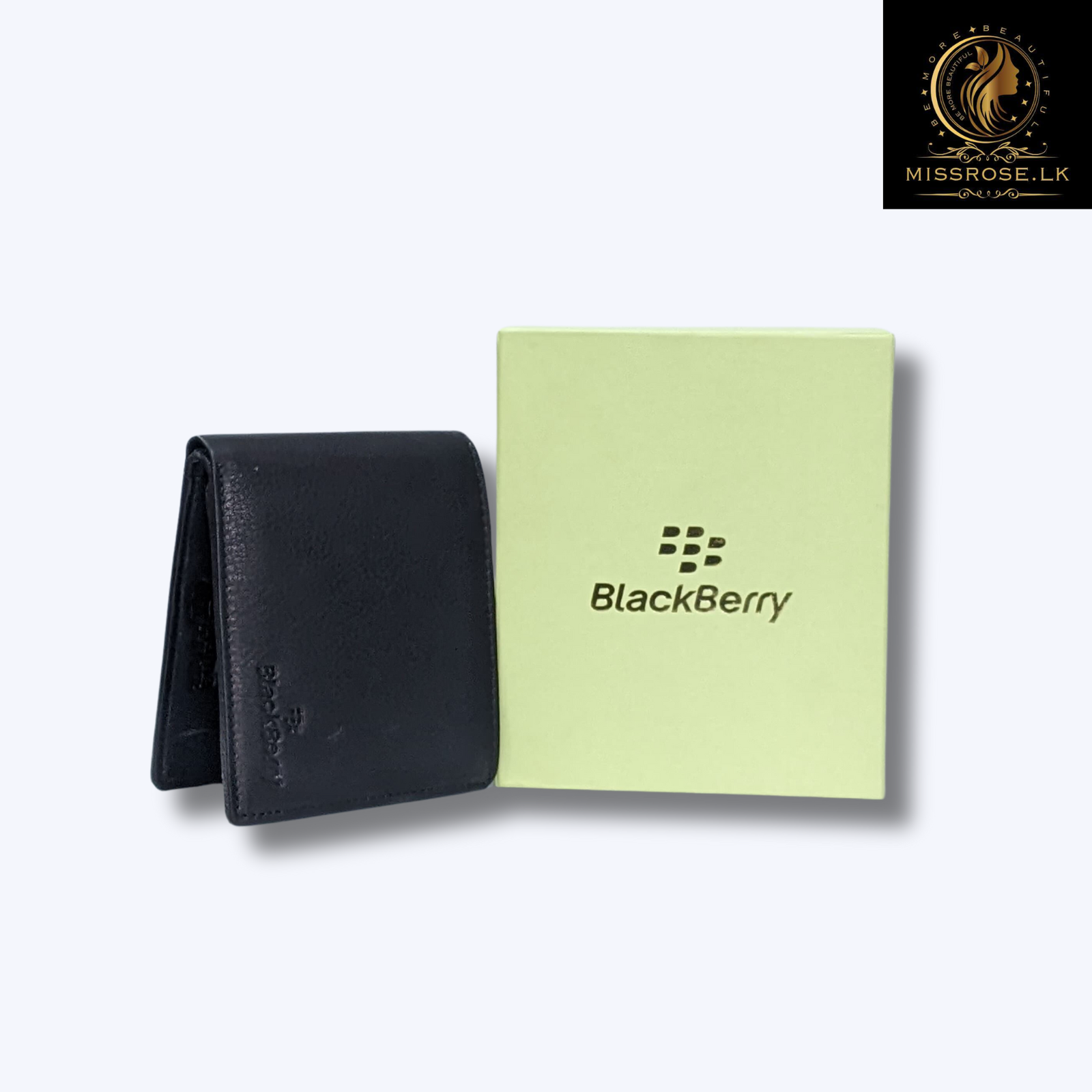 Genuine Leather Slim Trifold Wallets For Men - Missrose.lk