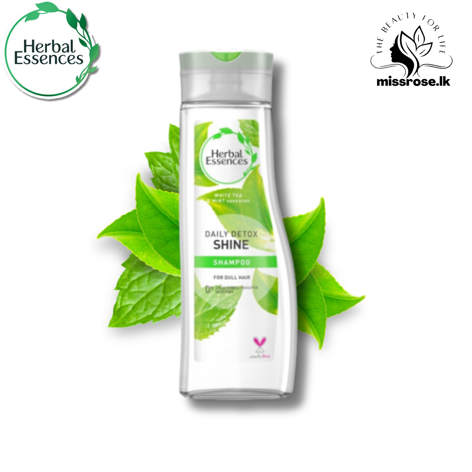Herbal Essences Daily Detox Shine Shampoo 400ml - Missrose.lk