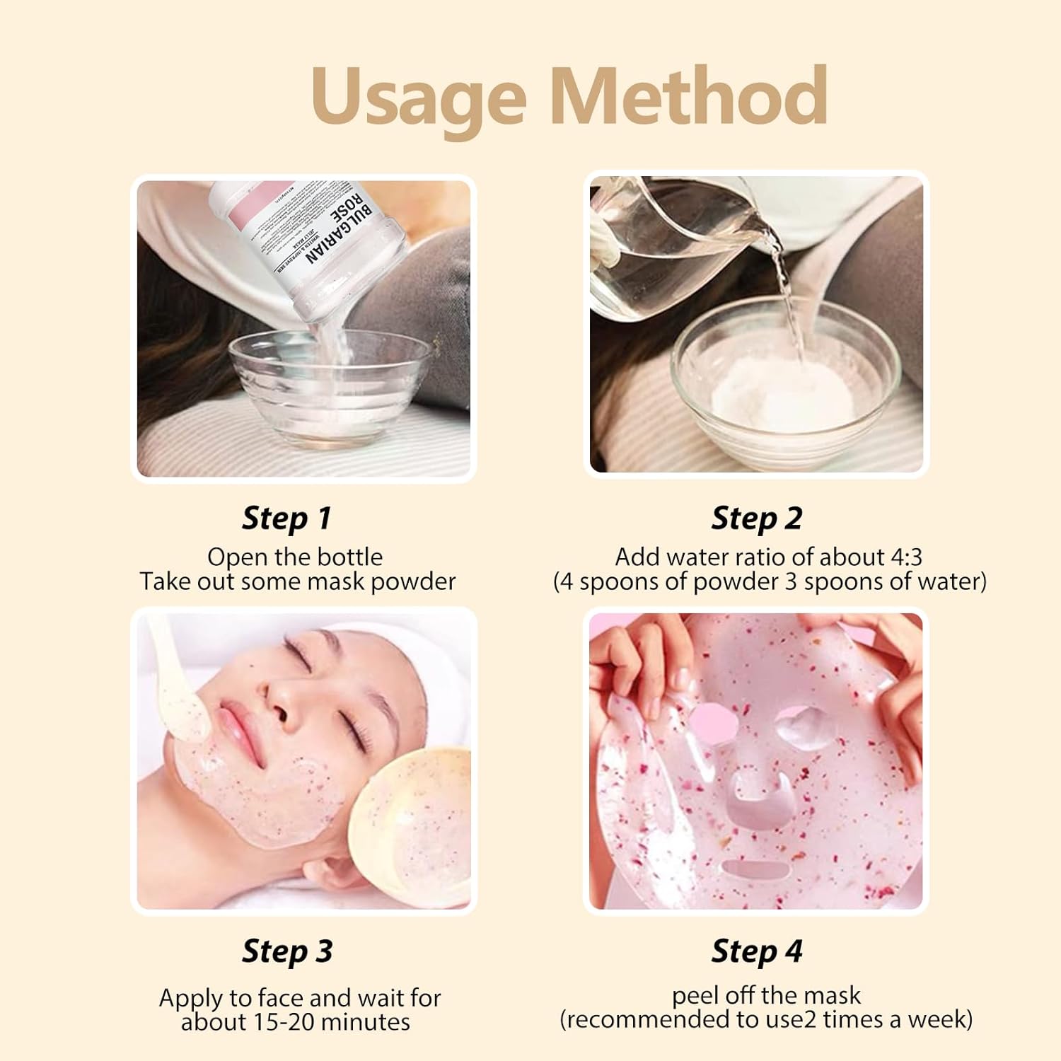 Jelly Mask  Luxury 24k Gold Mask - Missrose.lk