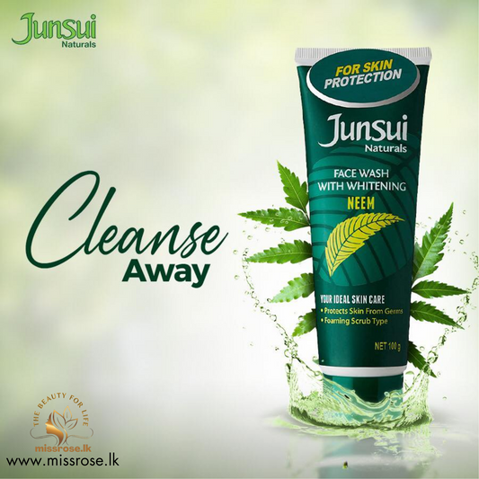 Junsui Naturals Face Wash With Whitening Neem - Missrose.lk