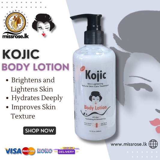 Kojic Skin Lightening Body Lotion - Missrose.lk