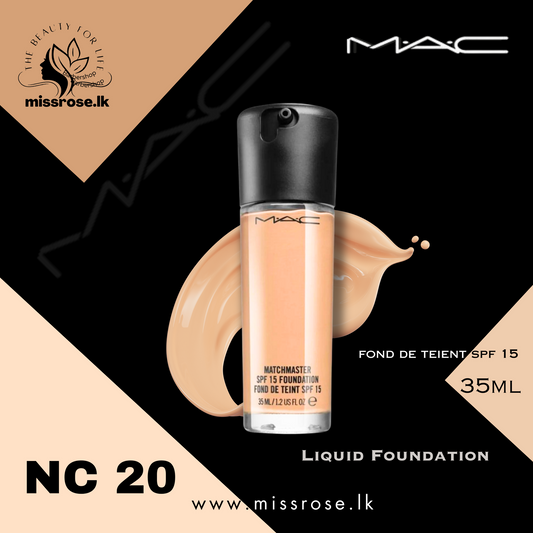 MAC Liquid Foundation NC20 - Missrose.lk