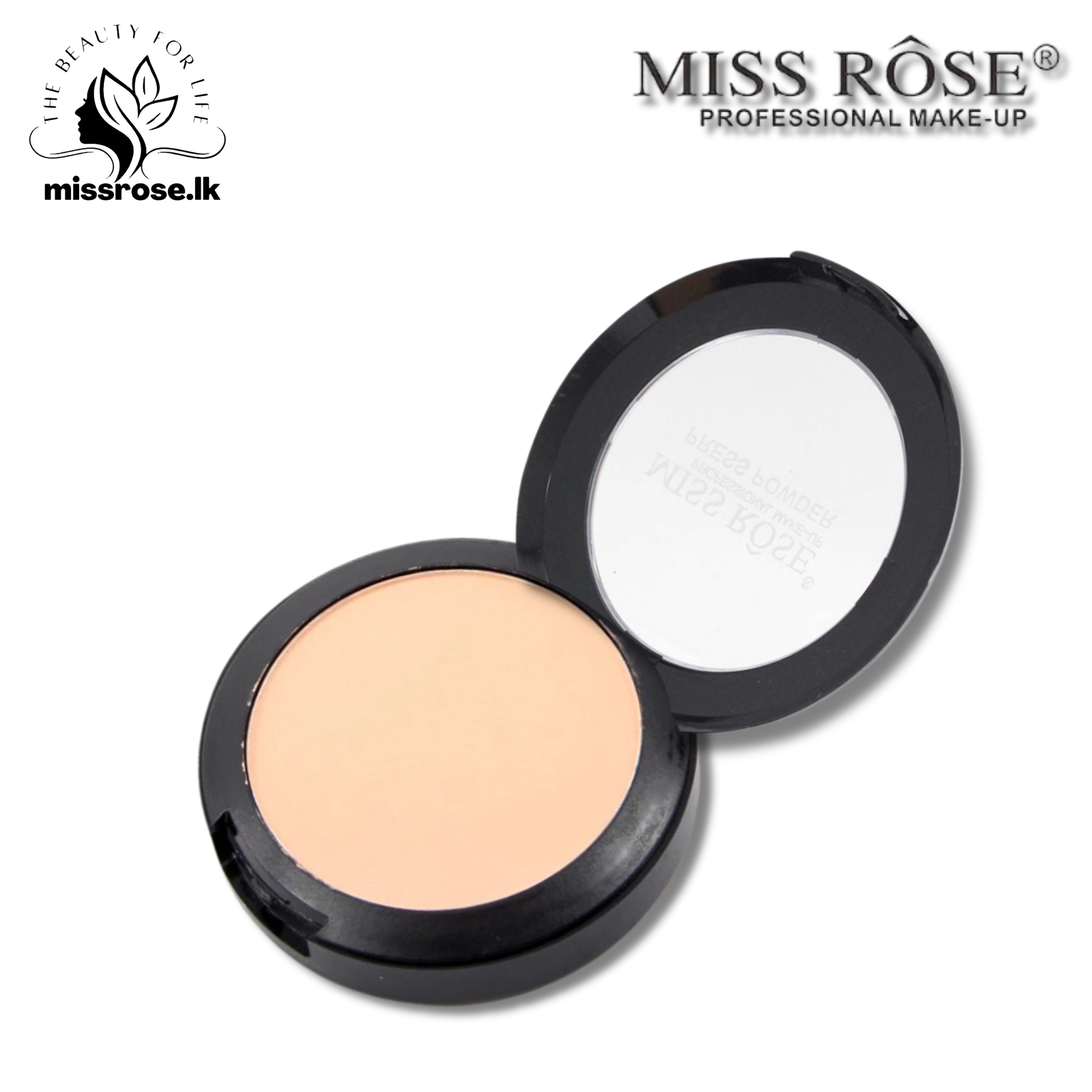 Miss Rose Beauty Pressed Powder - Missrose.lk