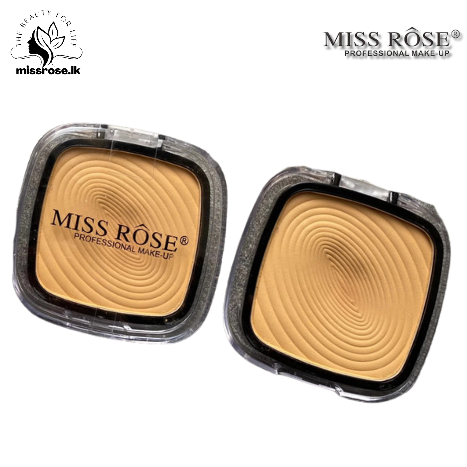 Miss Rose Professional Make Up Compact Powder - Missrose.lk