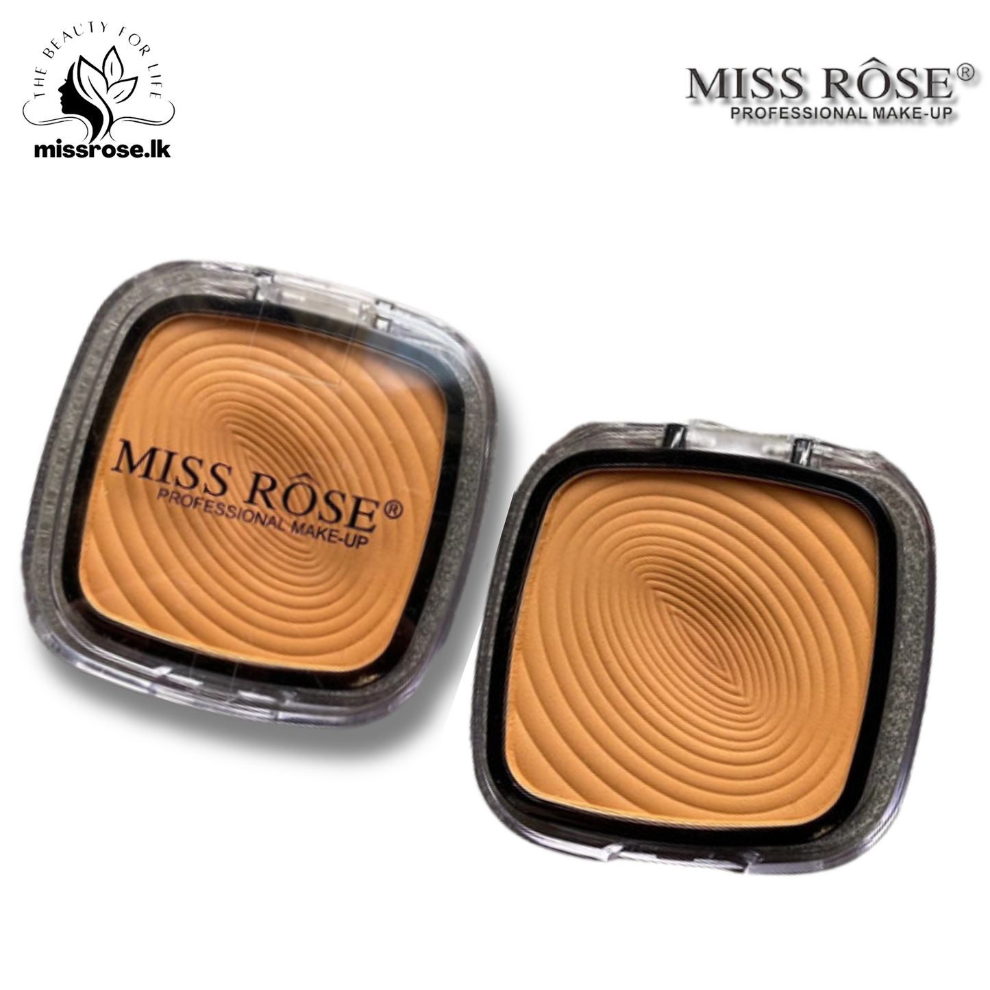 Miss Rose Professional Make Up Compact Powder - Missrose.lk