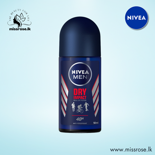 NIVEA DRY IMPACT 48h ANTI-PERSPIRANT ROLL-ON 50ml - Missrose.lk
