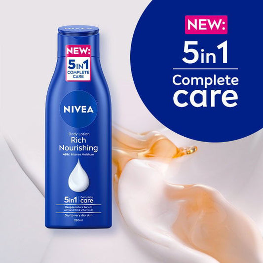 NIVEA Rich Nourishing Body Lotion for Dry Skin 250ml - Missrose.lk